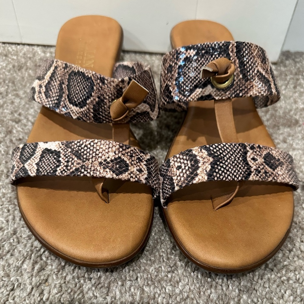 Snakeskin print Sandals